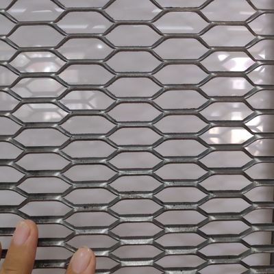 Low Carbon Galvanized Sheet 2mm Hexagonal hole Expanded Metal Mesh