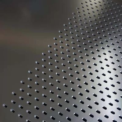 0.7mm 1mm 2mm Aluminium Galvanized Stainless Steel Perforated Metal Customized Hole Design