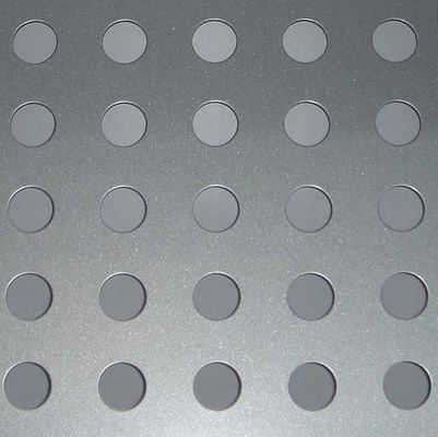 Building Material Hot Dipped Galvanized Perforated Metal Sheets 0.5mm Thickness