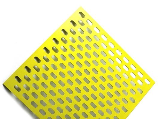 Customized 0.3mm Aluminum Perforated Panel Round Hole Square Hole Slotted Hole
