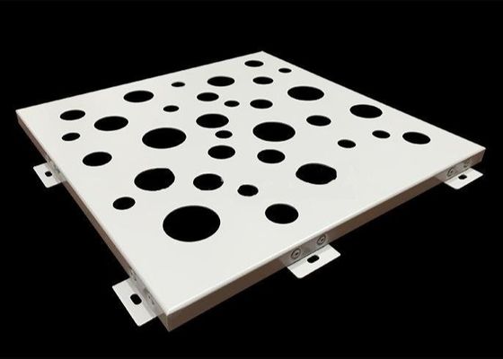 Powder Coating Perforated Metal Mesh Fencing Velp For Private Garden