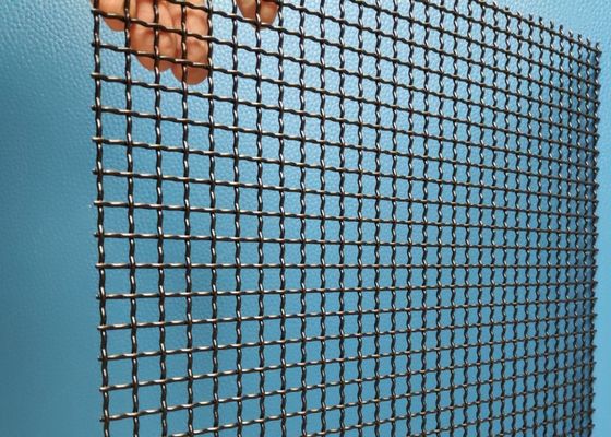 1.8kg/Sqm-12kg/Sqm Architectural Metal Mesh Fabric For Ceilings PVDF Powder Coating