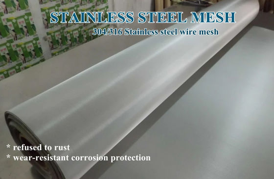 SUS 304 316 Micron Stainless Steel Wire Mesh For Filters