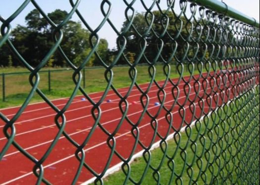 Boundary Wall 6 Foot Galvanized Chain Link Fence EN 10244