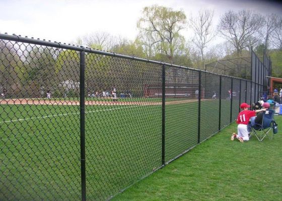 Anti Aging 9 Gauge Galvanized Chain Link Fence Diamond Hole 3D Modeling