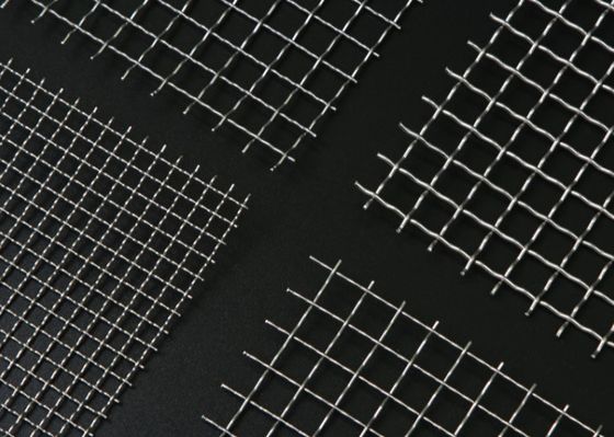 C hook Crimped Woven Wire Mesh 20mm*20mm hole Mine Screen Mesh