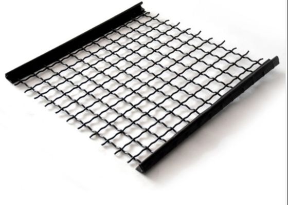 V Hook 2mm 3mm Crimped Woven Wire Mesh For Stone Sieve vibrating Screen
