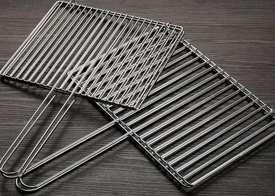 SGS CE Barbecue Grill Wire Mesh Net 230mm 240mm Dustproof Easy Clean