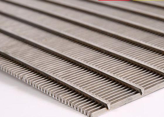 Monel Hastelloy 100 Micron Wedge Wire Screens Flat Sieve Panel For Sand Filtering