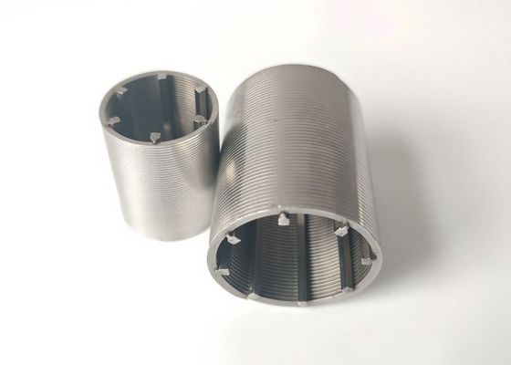 4-10mm V Shaped Wedge Wire Screens Cylinder 25 Micron Slot