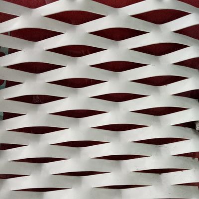 Metal Stretched Expanded Mesh Galvanized Stainless Steel Aluminum