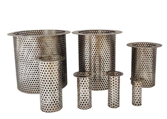 40%-90% Liquid Solid Filtration SS Filter Mesh Tube 20mm-2000mm Length