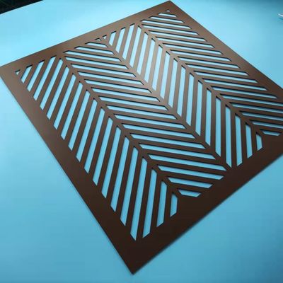 2.0mm Thickness Perforated Mesh Panels Laser Cut Facade Stainless Steel Decorative
