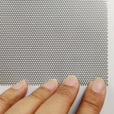 Stainless Steel 304 0.5 Mm Perforated Sheet Micro Round Hole Metal Grill Filter Screen