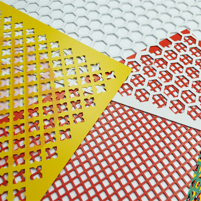 Galvanized Square Hole Perforated Metal Mesh Sheet 0.8mm Thickness