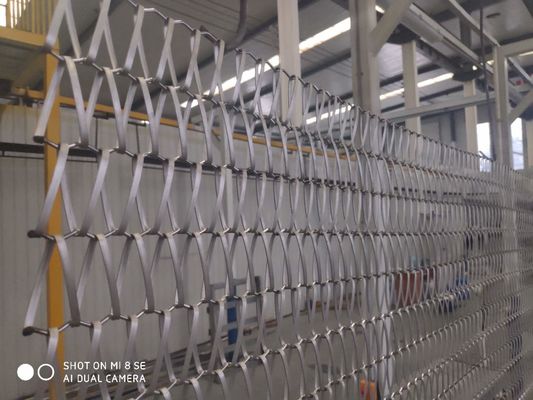Wall Curtain Powder Coated Stainless Steel Architectural Mesh For Decorative