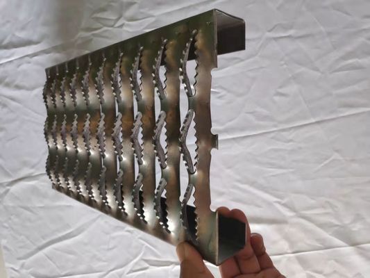 Industrial Mezzanines Diamond Safety Grating Aluminum Metal Stair Treads Anti Skid