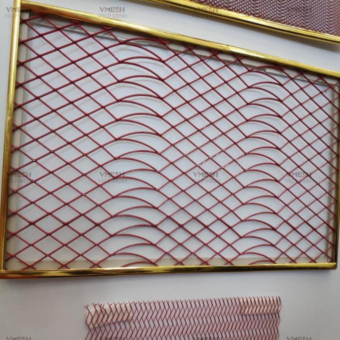 4mm Carbon Steel Gothic Expanded Metal Mesh for Decoration