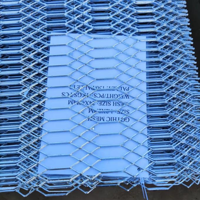 Hot Dipped Galvanized Expanded Metal Mesh 4x8 Feet Gothic