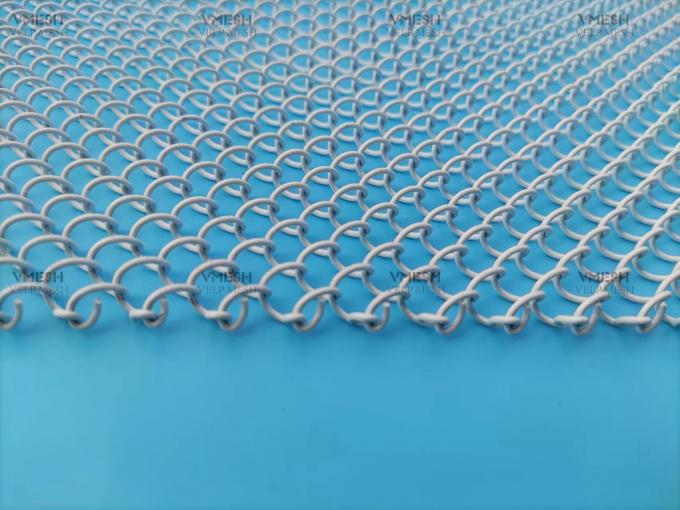 Cladding Wire Chain 1.2mm Thickness Chain Link Decorative Curtain Architectural Wire Mesh